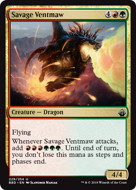 Savage Ventmaw (Battlebond) Light Play