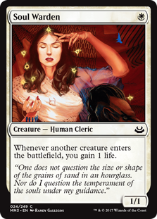 Soul Warden (Modern Masters 2017) Light Play