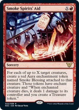 Smoke Spirits' Aid (Commander: Kamigawa: Neon Dynasty) Light Play
