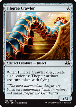 Filigree Crawler (Aether Revolt) Light Play Foil