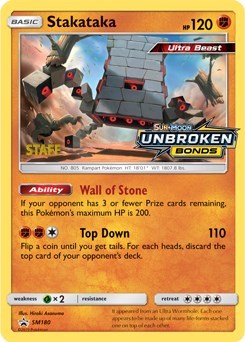Stakataka - SM180 (Prerelease) (SM Promos)