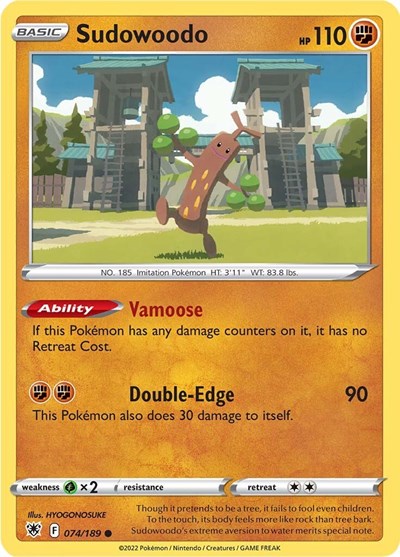 Sudowoodo (SWSH10: Astral Radiance) Near Mint Reverse Holofoil