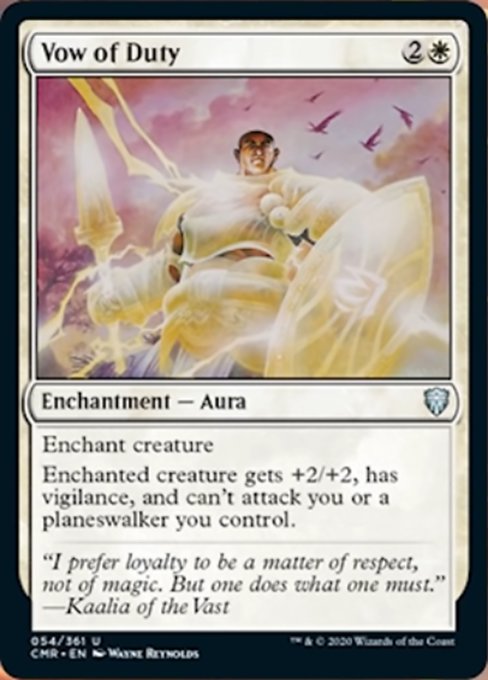 Vow of Duty (Commander Legends) Light Play Foil