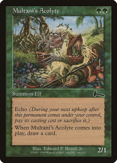 Multani's Acolyte (Urza's Legacy) Light Play