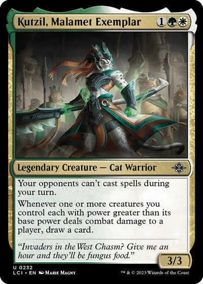 Kutzil, Malamet Exemplar (The Lost Caverns of Ixalan) Light Play