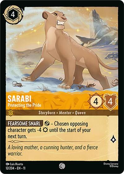 Sarabi - Protecting the Pride (Winterspell) Near Mint