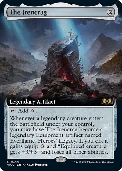 The Irencrag (Extended Art) (Wilds of Eldraine) Near Mint