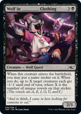 Wolf in ______ Clothing (Unfinity) Light Play Foil
