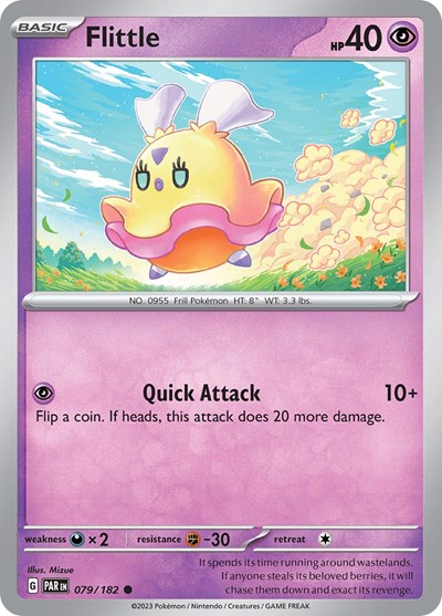 Flittle - 079 (Scarlet and Violet: Paradox Rift) Near Mint Reverse Holofoil