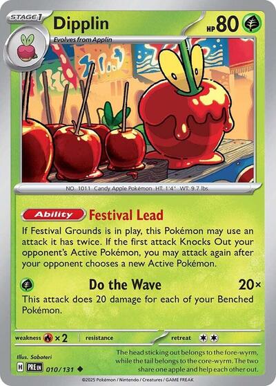 Dipplin (SV: Prismatic Evolutions) Near Mint Reverse Holofoil