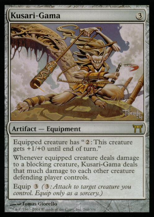 Kusari-Gama (Champions of Kamigawa) Light Play