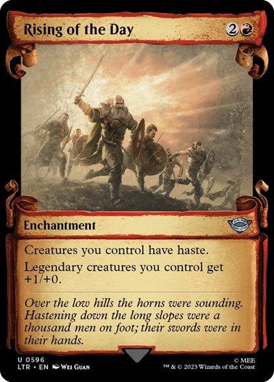 Rising of the Day (Showcase Scrolls) (Universes Beyond: The Lord of the Rings: Tales of Middle-earth) Light Play