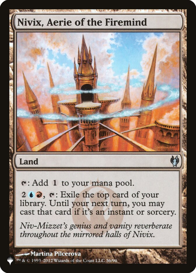 Nivix, Aerie of the Firemind (The List) Light Play