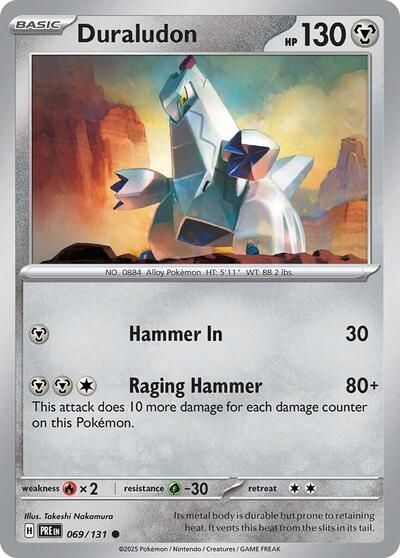 Duraludon (SV: Prismatic Evolutions) Near Mint Reverse Holofoil