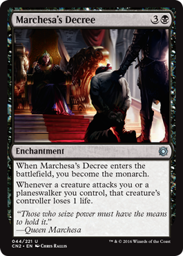 Marchesa's Decree (Conspiracy: Take the Crown) Light Play