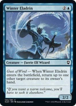 Winter Eladrin (Commander Legends: Battle for Baldur's Gate) Light Play Foil