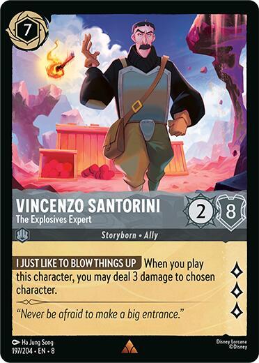 Vincenzo Santorini - The Explosives Expert (Reign of Jafar) Near Mint
