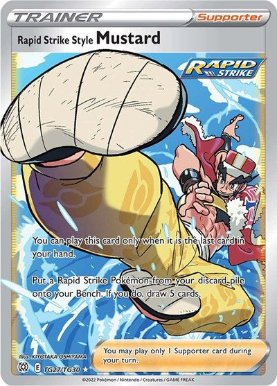 Rapid Strike Style Mustard (SWSH09: Brilliant Stars Trainer Gallery) Near Mint Holofoil