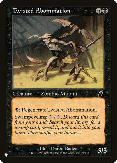 Twisted Abomination (The List) Near Mint