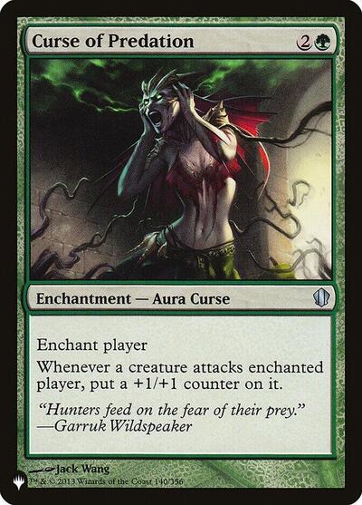 Curse of Predation (The List) Near Mint