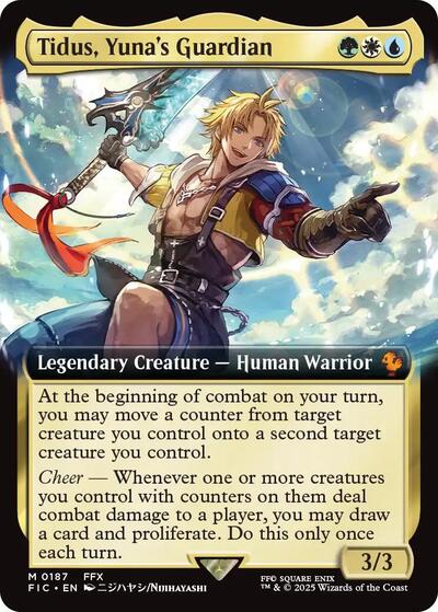 Tidus, Yuna's Guardian (Extended Art) (Commander: FINAL FANTASY) Near Mint