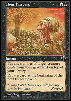 Bone Harvest (Mirage) Light Play