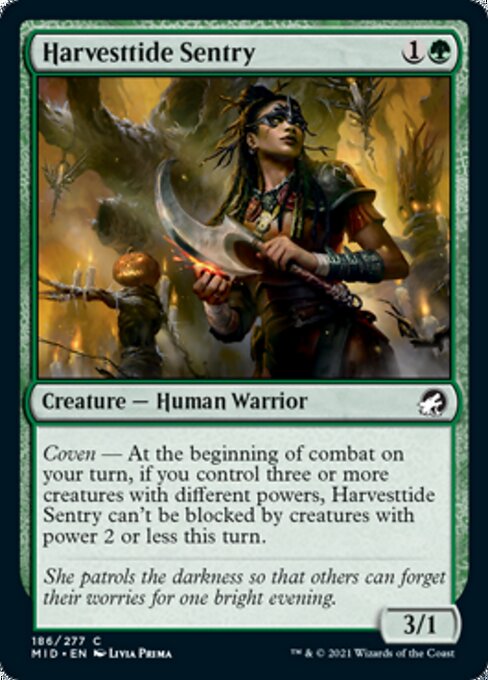 Harvesttide Sentry (Innistrad: Midnight Hunt) Light Play Foil