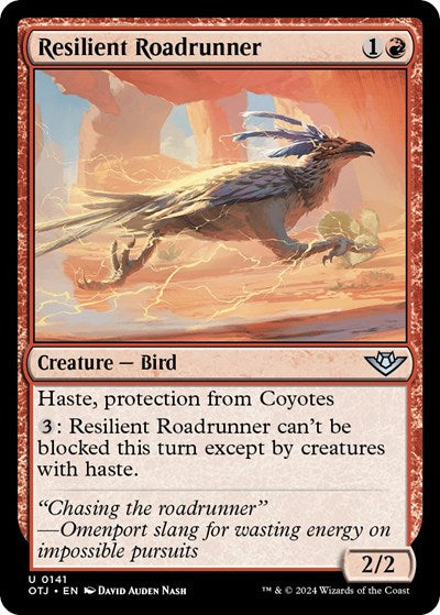 Resilient Roadrunner (Outlaws of Thunder Junction) Light Play Foil
