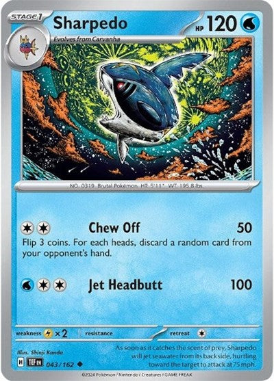Sharpedo (SV05: Temporal Forces) Near Mint