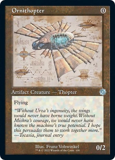 Ornithopter (Schematic) (The Brothers' War: Retro Frame Artifacts) Light Play