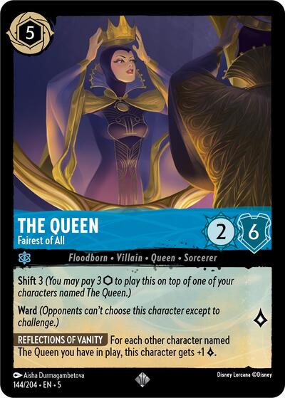 The Queen - Fairest of All (Shimmering Skies) Near Mint Cold Foil