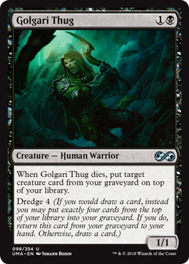 Golgari Thug (Ultimate Masters) Light Play