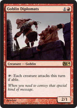 Goblin Diplomats (Magic 2014 Core Set) Light Play