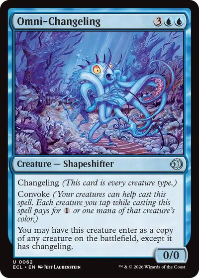 Omni-Changeling (Lorwyn Eclipsed) Near Mint Foil