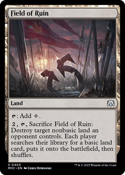 Field of Ruin (Commander: March of the Machine) Near Mint