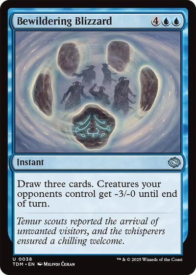 Bewildering Blizzard (Tarkir: Dragonstorm) Near Mint Foil