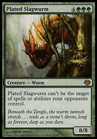 Plated Slagwurm (Duel Decks: Garruk vs Liliana) Light Play