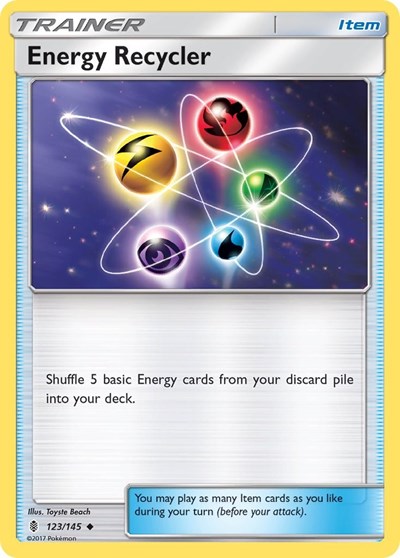 Energy Recycler (SM - Guardians Rising) Near Mint Reverse Holofoil