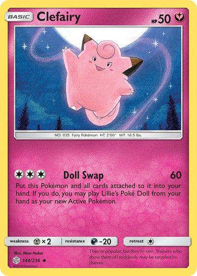 Clefairy (SM - Cosmic Eclipse) Near Mint