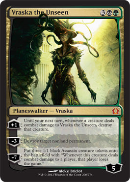 Vraska the Unseen (Return to Ravnica) Light Play