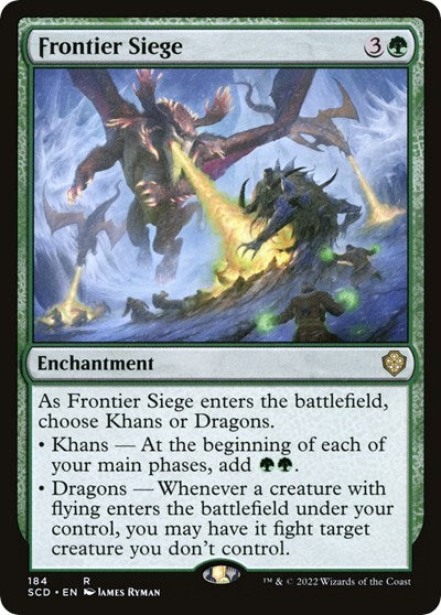 Frontier Siege (Commander 2022 Starter Decks) Light Play
