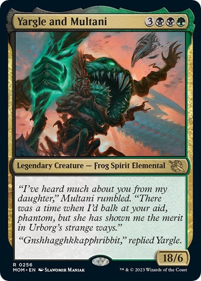 Yargle and Multani (March of the Machine) Near Mint Foil