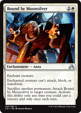 Bound by Moonsilver (Shadows Over Innistrad) Light Play Foil