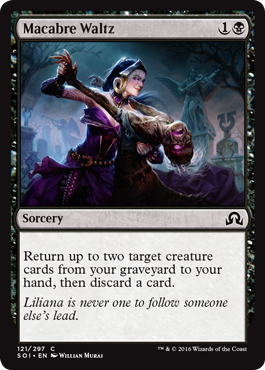 Macabre Waltz (Shadows Over Innistrad) Light Play Foil
