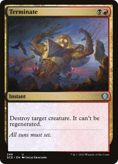 Terminate (Commander 2022 Starter Decks) Light Play