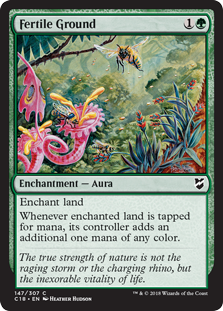 Fertile Ground (Commander 2018) Light Play
