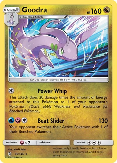 Goodra (SM - Guardians Rising) Near Mint Holofoil