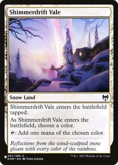 Shimmerdrift Vale (The List) Near Mint