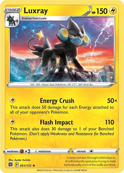 Luxray (SWSH09: Brilliant Stars) Near Mint