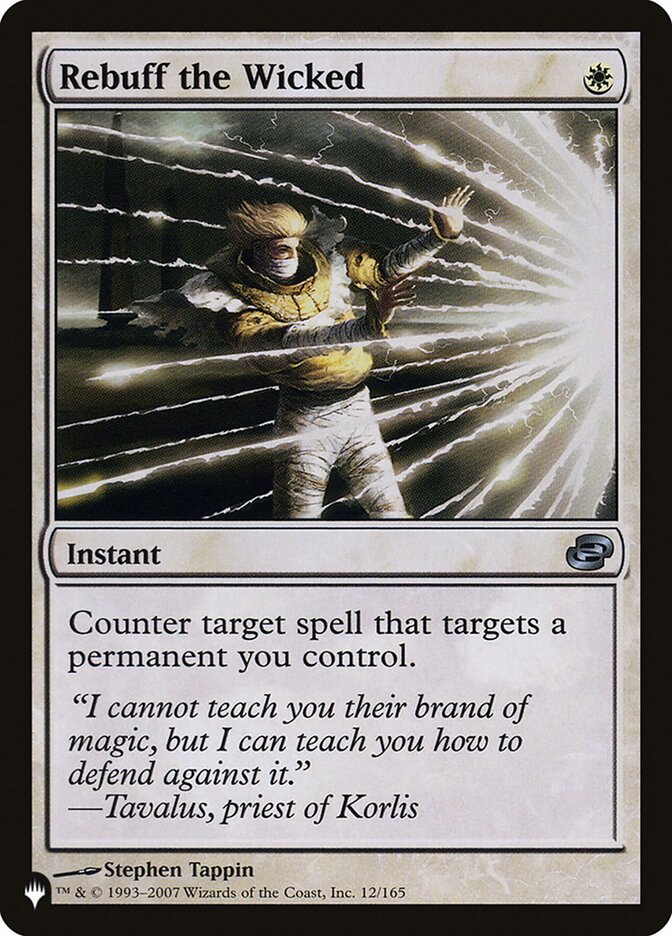 Rebuff the Wicked (The List) Near Mint